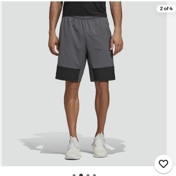 adidas Other - Adidas Athletic Gray and Black Basketball Shorts